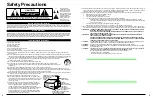 Preview for 3 page of Panasonic TC-L42U12L Operating Instructions Manual