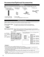 Preview for 8 page of Panasonic TC-LSOE60 Owner'S Manual