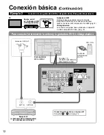 Preview for 12 page of Panasonic TC-P42G10 - TC - 41.6" Plasma TV Instrucciones De Operación