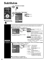 Preview for 52 page of Panasonic TC-P42G10 - TC - 41.6" Plasma TV Instrucciones De Operación