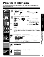 Preview for 19 page of Panasonic TC-P42G15 - 41.6" Plasma TV Manual De Instrucciones