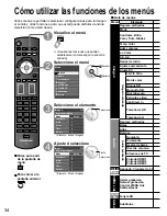 Preview for 34 page of Panasonic TC-P42G15 - 41.6" Plasma TV Manual De Instrucciones