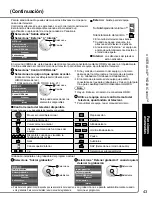 Preview for 43 page of Panasonic TC-P42G15 - 41.6" Plasma TV Manual De Instrucciones