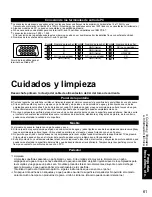 Preview for 61 page of Panasonic TC-P42G15 - 41.6" Plasma TV Manual De Instrucciones