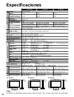 Preview for 64 page of Panasonic TC-P42G15 - 41.6" Plasma TV Manual De Instrucciones