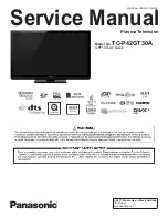 Panasonic TC-P42GT30A Service Manual preview