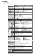 Preview for 8 page of Panasonic TC-P42GT30A Service Manual