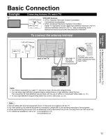 Preview for 11 page of Panasonic TC-P42S2 (English, Spanish) Operating Instructions Manual