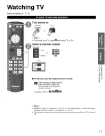 Preview for 17 page of Panasonic TC-P42S2 (English, Spanish) Operating Instructions Manual