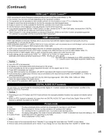 Preview for 45 page of Panasonic TC-P42S2 (English, Spanish) Operating Instructions Manual