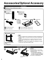 Предварительный просмотр 8 страницы Panasonic TC-P42U1 - 42" Plasma TV Operating Instructions Manual