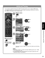 Предварительный просмотр 25 страницы Panasonic TC-P42U1 - 42" Plasma TV Operating Instructions Manual