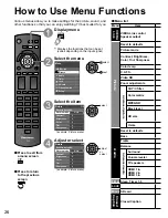 Предварительный просмотр 26 страницы Panasonic TC-P42U1 - 42" Plasma TV Operating Instructions Manual