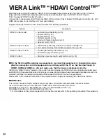 Preview for 30 page of Panasonic TC-P42U1 - 42" Plasma TV Operating Instructions Manual