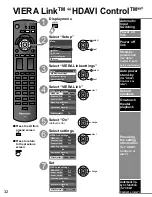 Preview for 32 page of Panasonic TC-P42U1 - 42" Plasma TV Operating Instructions Manual