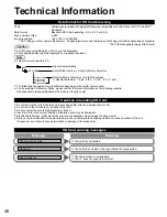 Preview for 46 page of Panasonic TC-P42U1 - 42" Plasma TV Operating Instructions Manual