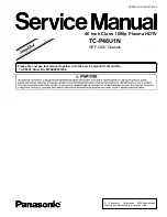 Panasonic TC-P46U1N Service Manual preview