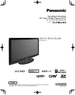 Предварительный просмотр 1 страницы Panasonic TC-P50G10X Operating Instructions Manual