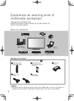 Preview for 2 page of Panasonic TC-P50U20P Operating Instructions Manual