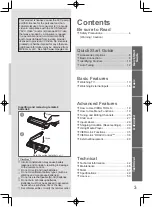 Предварительный просмотр 3 страницы Panasonic TC-P50U20P Operating Instructions Manual