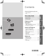 Preview for 3 page of Panasonic TC-P50U2X Operating Instructions Manual