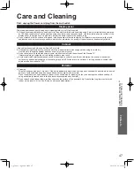 Preview for 47 page of Panasonic TC-P50U2X Operating Instructions Manual