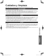 Preview for 101 page of Panasonic TC-P50U2X Operating Instructions Manual