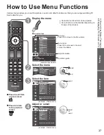 Preview for 37 page of Panasonic TC-P50VT25 Operating Instructions Manual