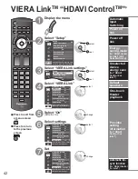 Preview for 42 page of Panasonic TC-P50VT25 Operating Instructions Manual