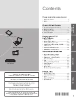 Preview for 3 page of Panasonic TC-P50VT25X Operating Instructions Manual