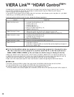 Preview for 38 page of Panasonic TC-P50VT25X Operating Instructions Manual