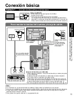 Предварительный просмотр 11 страницы Panasonic TC-P50X1 Instrucciones De Operación