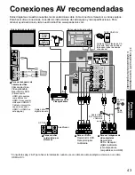 Предварительный просмотр 43 страницы Panasonic TC-P50X1 Instrucciones De Operación