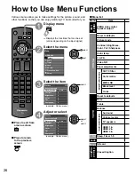 Предварительный просмотр 26 страницы Panasonic TC-P50X1 Operating Instructions Manual