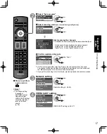 Предварительный просмотр 17 страницы Panasonic TC-P54V10 - Viera 54" Full HD 1080p Quick Start Manual