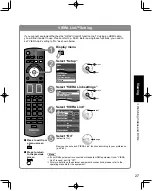 Предварительный просмотр 27 страницы Panasonic TC-P54V10 - Viera 54" Full HD 1080p Quick Start Manual