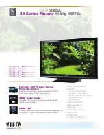 Предварительный просмотр 1 страницы Panasonic TC-P58S1 - 58" Plasma TV Specifications