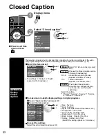 Preview for 52 page of Panasonic TC-P58V10 Operating Instructions Manual