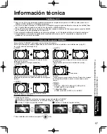 Preview for 57 page of Panasonic TC-P58V10 (Spanish) Manual De Instrucciones