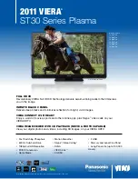 Preview for 1 page of Panasonic TC-P60ST30 Specifications