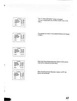 Preview for 47 page of Panasonic TC-W21 Operating Instructions Manual