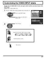 Preview for 27 page of Panasonic TC11LV1 - 11" LCD TV Operating Instructions Manual