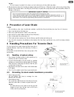 Preview for 5 page of Panasonic TC15DT2 - 15"WIDE LCD TV Service Manual