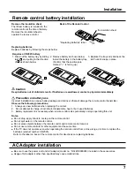 Предварительный просмотр 7 страницы Panasonic TC15LT1 - 15"WIDE LCD TV Operating Instructions Manual