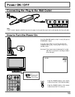 Предварительный просмотр 13 страницы Panasonic TC15LT1 - 15"WIDE LCD TV Operating Instructions Manual