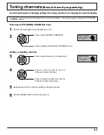 Предварительный просмотр 17 страницы Panasonic TC15LT1 - 15"WIDE LCD TV Operating Instructions Manual