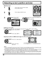 Предварительный просмотр 22 страницы Panasonic TC15LT1 - 15"WIDE LCD TV Operating Instructions Manual