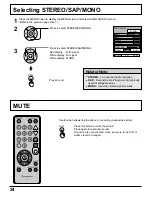 Предварительный просмотр 24 страницы Panasonic TC15LT1 - 15"WIDE LCD TV Operating Instructions Manual