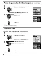 Предварительный просмотр 30 страницы Panasonic TC15LT1 - 15"WIDE LCD TV Operating Instructions Manual