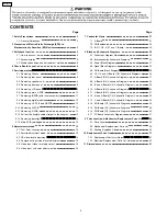 Preview for 2 page of Panasonic TC15LT1 - 15"WIDE LCD TV Service Manual